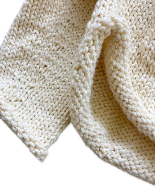 uca（ウカ）uca (ウカ) hand-knit liner knit CD アイボリー サイズ:Fの古着・服飾アイテム