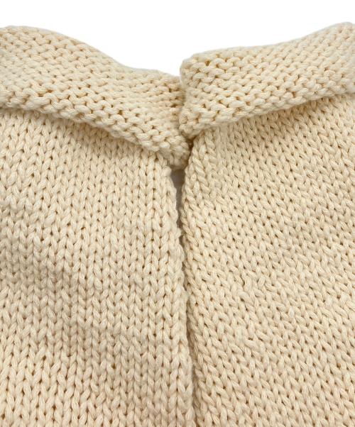 uca（ウカ）uca (ウカ) hand-knit liner knit CD アイボリー サイズ:Fの古着・服飾アイテム