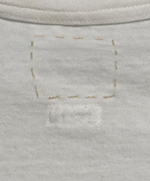 VISVIM（ビズビム）VISVIM (ビズビム) JUMBO TEE S/S V CRASH ホワイト サイズ:1の古着・服飾アイテム