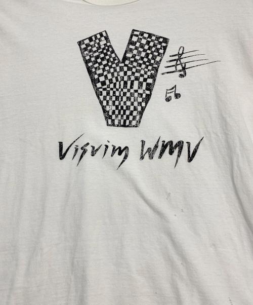 VISVIM（ビズビム）VISVIM (ビズビム) JUMBO TEE S/S V CRASH ホワイト サイズ:1の古着・服飾アイテム