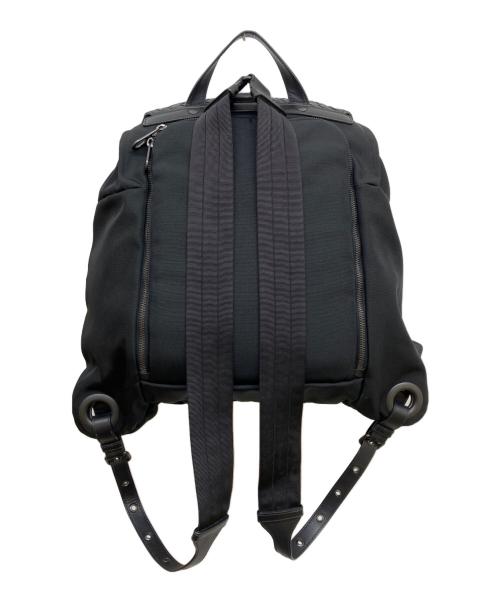 BOTTEGA VENETA（ボッテガベネタ）BOTTEGA VENETA (ボッテガベネタ) イントレチャート リュック ブラックの古着・服飾アイテム