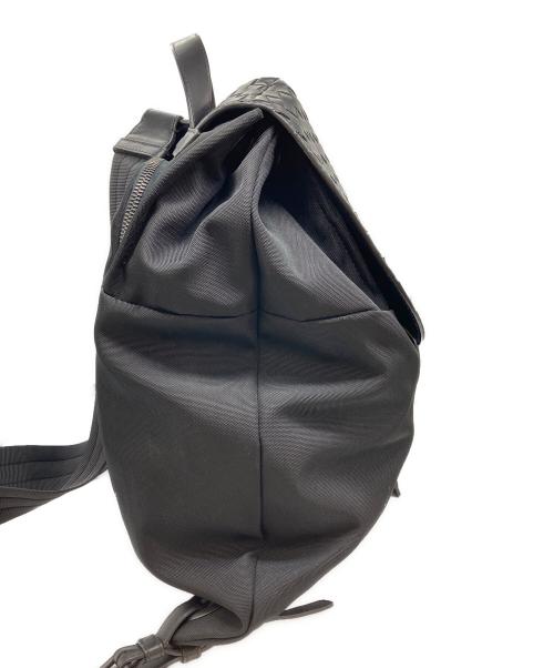 BOTTEGA VENETA（ボッテガベネタ）BOTTEGA VENETA (ボッテガベネタ) イントレチャート リュック ブラックの古着・服飾アイテム