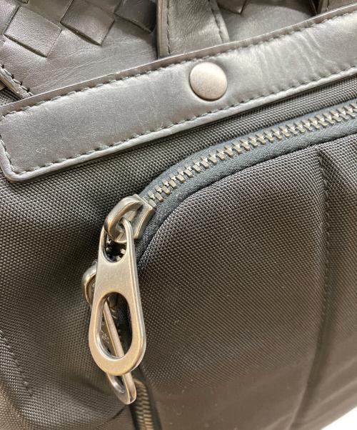 BOTTEGA VENETA（ボッテガベネタ）BOTTEGA VENETA (ボッテガベネタ) イントレチャート リュック ブラックの古着・服飾アイテム
