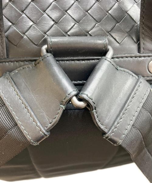 BOTTEGA VENETA（ボッテガベネタ）BOTTEGA VENETA (ボッテガベネタ) イントレチャート リュック ブラックの古着・服飾アイテム