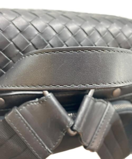 BOTTEGA VENETA（ボッテガベネタ）BOTTEGA VENETA (ボッテガベネタ) イントレチャート リュック ブラックの古着・服飾アイテム