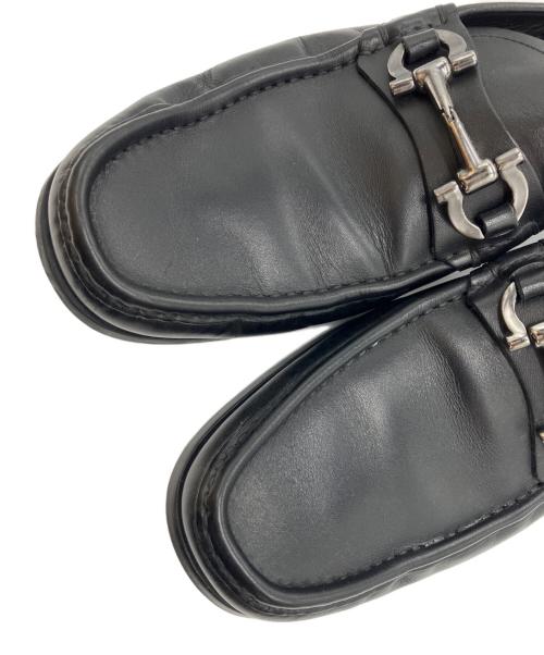 Salvatore Ferragamo（サルヴァトーレ フェラガモ）Salvatore Ferragamo (サルヴァトーレ フェラガモ) ガンチーニモカシン ブラック サイズ:8の古着・服飾アイテム
