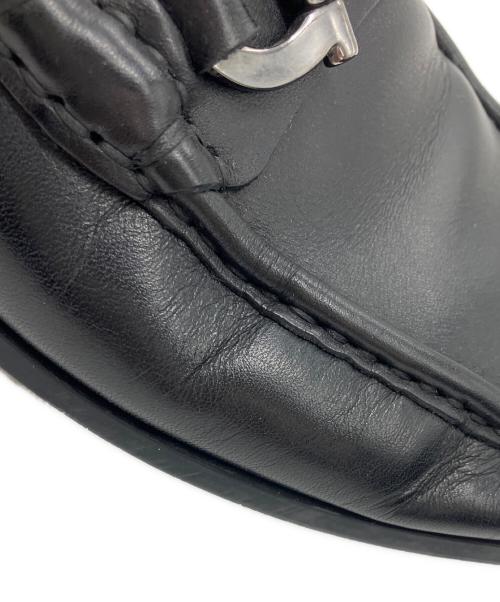 Salvatore Ferragamo（サルヴァトーレ フェラガモ）Salvatore Ferragamo (サルヴァトーレ フェラガモ) ガンチーニモカシン ブラック サイズ:8の古着・服飾アイテム