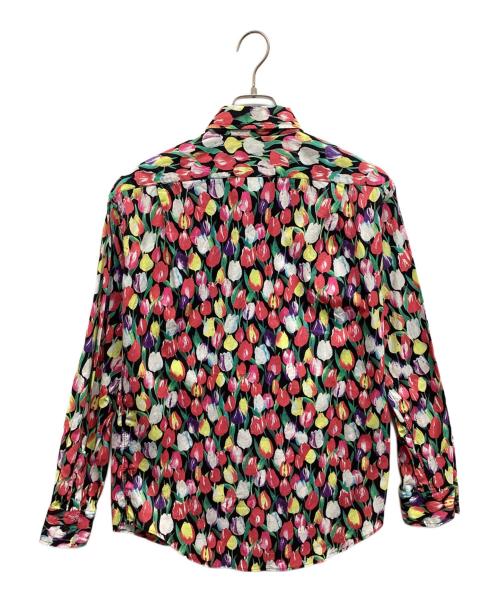 PAUL SMITH（ポールスミス）Paul Smith (ポールスミス) チューリップ総柄シャツ ブラック サイズ:Mの古着・服飾アイテム