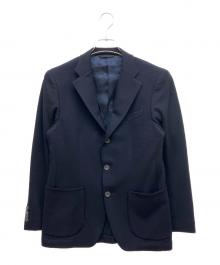 D'URBAN（ダーバン）の古着「ウールジャージージャケット」｜ネイビー