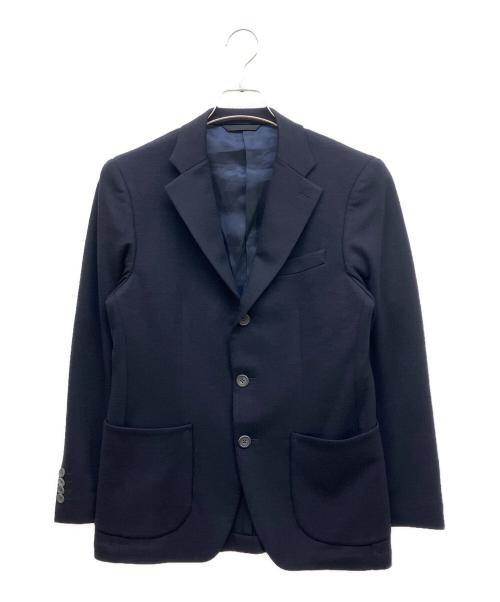 D'URBAN（ダーバン）D'URBAN (ダーバン) ウールジャージージャケット ネイビー サイズ:A4の古着・服飾アイテム