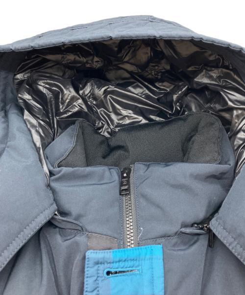 BLACK LABEL CRESTBRIDGE（ブラックレーベル クレストブリッジ）BLACK LABEL CRESTBRIDGE (ブラックレーベル クレストブリッジ) ホワイトグース ダウンジャケット ネイビー サイズ:ｌの古着・服飾アイテム