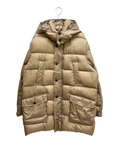 SANYOCOAT（サンヨーコート）SANYOCOAT (サンヨーコート) ナイロンフーデッドダウンコート ベージュ サイズ:SIZE LLの古着・服飾アイテム