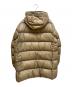 SANYOCOAT (サンヨーコート) ナイロンフーデッドダウンコート ベージュ サイズ:SIZE LL：7000円