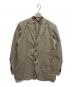 BURBERRY LONDON（バーバリーロンドン）の古着「BURBERRY LONDON バーバリーロンドン コットンシルクテーラードジャケット」｜ベージュ