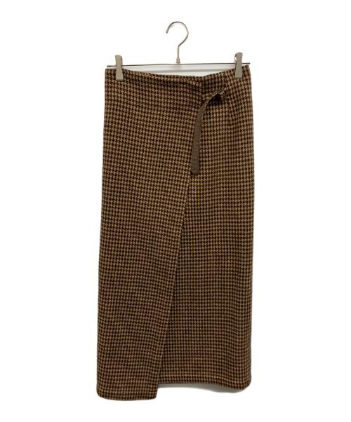 tricot COMME des GARCONS（トリココムデギャルソン）tricot COMME des GARCONS (トリココムデギャルソン) ウールスカート ブラウン サイズ:Freeの古着・服飾アイテム