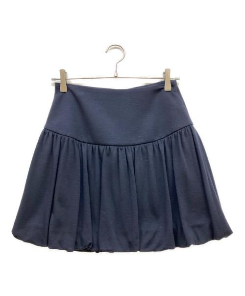 BORDERS at BALCONY（ボーダーズアットバルコニー）BORDERS at BALCONY (ボーダーズアットバルコニー) バルーンミニスカート ネイビー サイズ:SIZE 36の古着・服飾アイテム