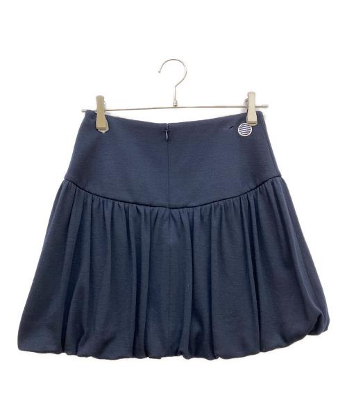 BORDERS at BALCONY（ボーダーズアットバルコニー）BORDERS at BALCONY (ボーダーズアットバルコニー) バルーンミニスカート ネイビー サイズ:SIZE 36の古着・服飾アイテム
