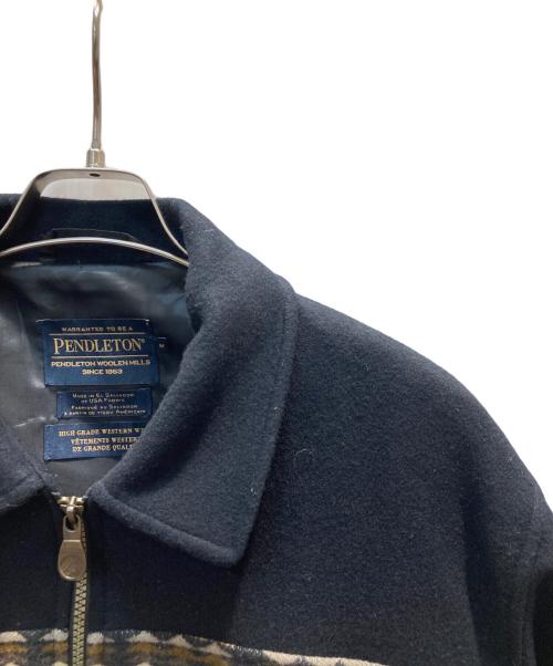 PENDLETON（ペンドルトン）PENDLETON (ペンドルトン) ネイティブ柄ウールジャケット ブラック サイズ:Mの古着・服飾アイテム