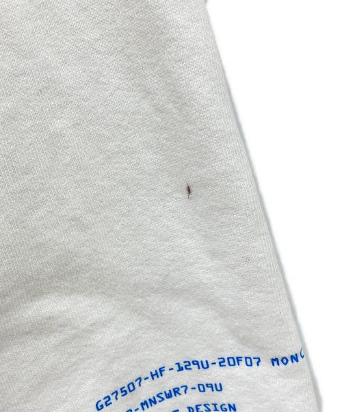 MONCLER（モンクレール）MONCLER (モンクレール) FRAGMENT DESIGN (フラグメントデザイン) ジップアップパーカー ホワイト サイズ:Lの古着・服飾アイテム