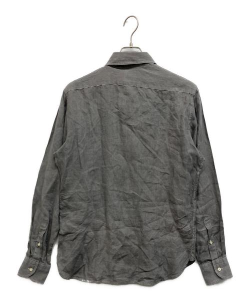 GUY ROVER（ギローバー）GUY ROVER (ギローバー) リネンシャツ グレー サイズ:40の古着・服飾アイテム