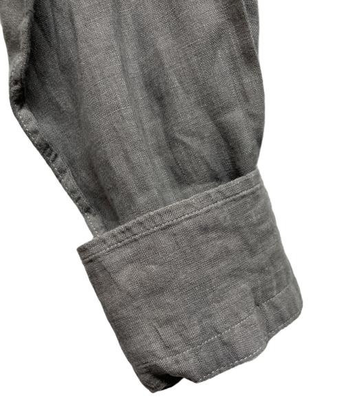 GUY ROVER（ギローバー）GUY ROVER (ギローバー) リネンシャツ グレー サイズ:40の古着・服飾アイテム