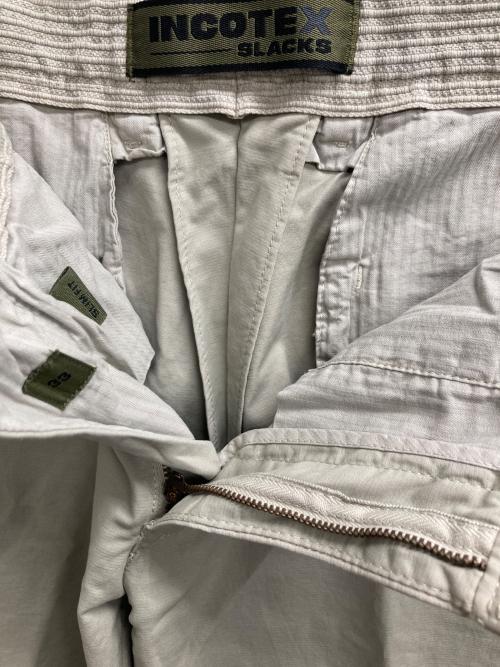 INCOTEX（インコテックス）INCOTEX (インコテックス) SLIM FITスラックス（スリム　フィット） ベージュ サイズ:33の古着・服飾アイテム