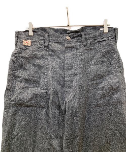 SUGAR CANE（シュガーケーン）SUGAR CANE (シュガーケーン) ごま塩 シンチバックワークパンツ グレー サイズ:86cmの古着・服飾アイテム