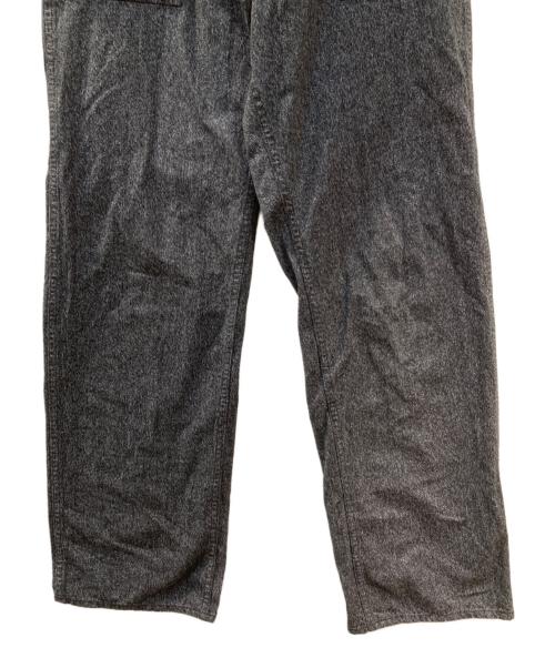 SUGAR CANE（シュガーケーン）SUGAR CANE (シュガーケーン) ごま塩 シンチバックワークパンツ グレー サイズ:86cmの古着・服飾アイテム