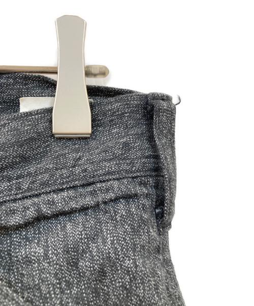 SUGAR CANE（シュガーケーン）SUGAR CANE (シュガーケーン) ごま塩 シンチバックワークパンツ グレー サイズ:86cmの古着・服飾アイテム