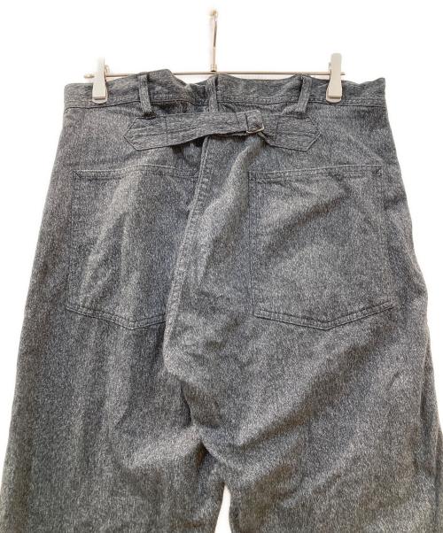 SUGAR CANE（シュガーケーン）SUGAR CANE (シュガーケーン) ごま塩 シンチバックワークパンツ グレー サイズ:86cmの古着・服飾アイテム