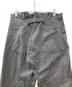 中古・古着 SUGAR CANE (シュガーケーン) ごま塩 シンチバックワークパンツ グレー サイズ:86cm：10000円