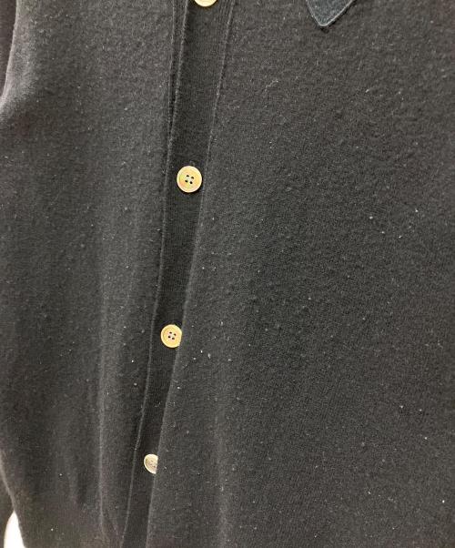 PLAY COMME des GARCONS（プレイコムデギャルソン）PLAY COMME des GARCONS (プレイコムデギャルソン) ハートワッペンカーディガン ブラック サイズ:Lの古着・服飾アイテム