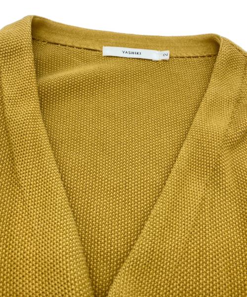 yashiki（ヤシキ）yashiki (ヤシキ) Haruhi Cardigan マスタード サイズ:SIZE 2の古着・服飾アイテム