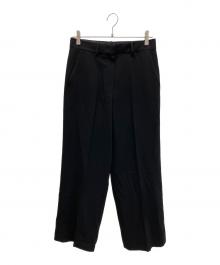 theory（セオリー）の古着「Admiral Crepe Relax Straight Pant J」｜ブラック