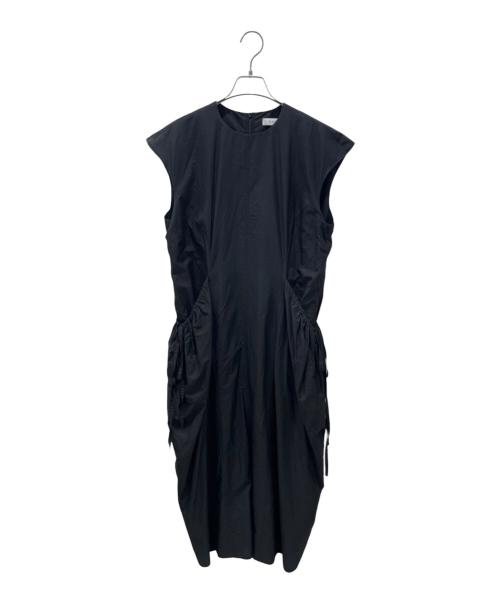 ADORE（アドーア）ADORE (アドーア) ナイロンコットンタフタワンピース ブラック サイズ:38の古着・服飾アイテム