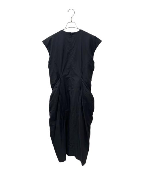 ADORE（アドーア）ADORE (アドーア) ナイロンコットンタフタワンピース ブラック サイズ:38の古着・服飾アイテム