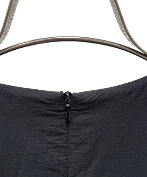 ADORE（アドーア）ADORE (アドーア) ナイロンコットンタフタワンピース ブラック サイズ:38の古着・服飾アイテム