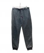 GRAMICCIグラミチ）の古着「BONDING KNIT FLEECE NARROW RIB PANT」｜チャコールグレー