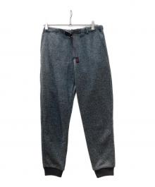 GRAMICCI（グラミチ）の古着「BONDING KNIT FLEECE NARROW RIB PANT」｜チャコールグレー