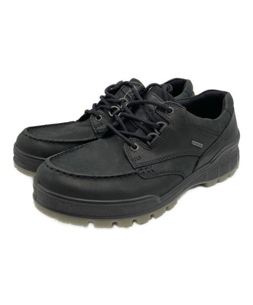 ECCO（エコー）ECCO (エコー) レザーGore-Texモックトゥシューズ ブラック サイズ:27.5 未使用品の古着・服飾アイテム
