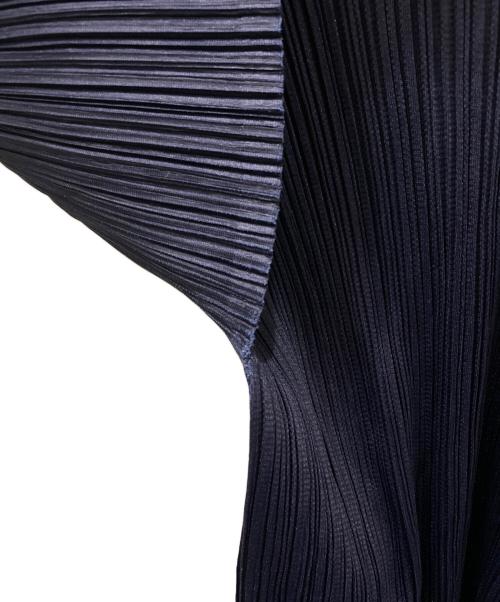 PLEATS PLEASE（プリーツプリーズ）PLEATS PLEASE (プリーツプリーズ) プリーツカットソー ネイビー サイズ:3の古着・服飾アイテム