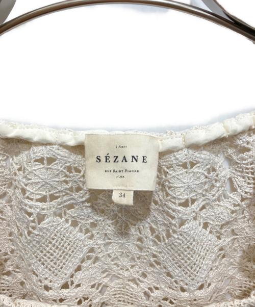 SEZANE（セザンヌ）SEZANE (セザンヌ) ALVERE ブラウス ベージュ サイズ:34の古着・服飾アイテム