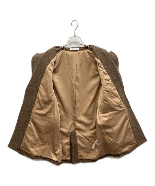 CALNAMUR（カルナムール）CALNAMUR (カルナムール) オーバーサイズシングルジャケット ブラウン サイズ:Freeの古着・服飾アイテム