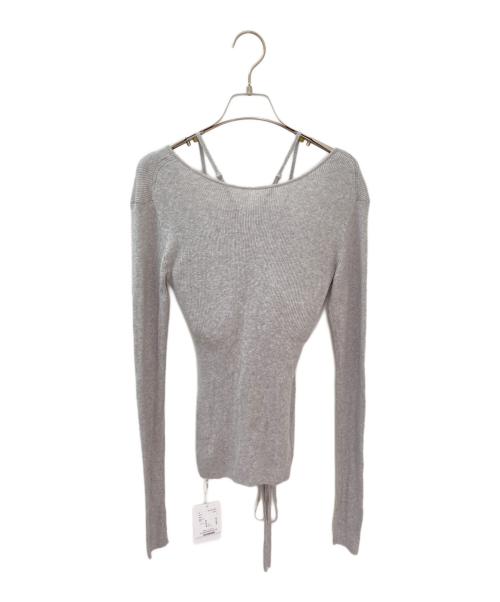 CLANE（クラネ）CLANE (クラネ) CAMISOLE SET CACHECOEUR KNIT TOPS グレー サイズ:Freeの古着・服飾アイテム