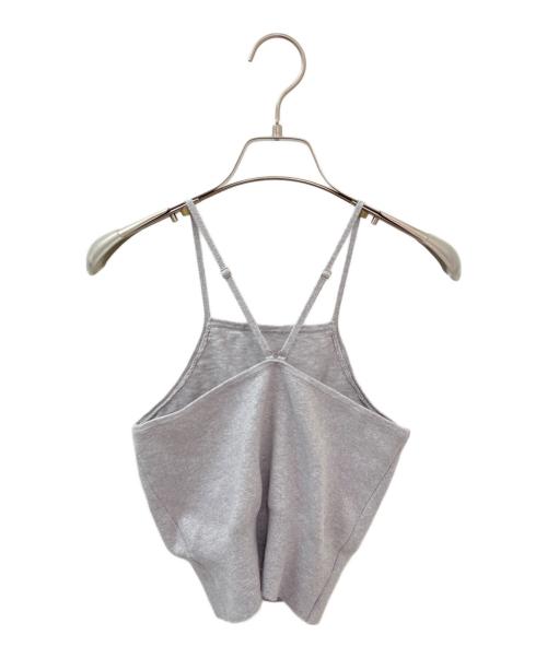 CLANE（クラネ）CLANE (クラネ) CAMISOLE SET CACHECOEUR KNIT TOPS グレー サイズ:Freeの古着・服飾アイテム