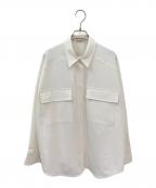 CLANEクラネ）の古着「RASH GUARD HUGE SHIRTS」｜アイボリー