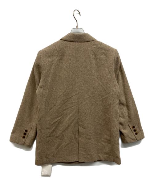 ETRE TOKYO（エトレトウキョウ）ETRE TOKYO (エトレトウキョウ) ピークドラペルウールジャケット ベージュ サイズ:S 未使用品の古着・服飾アイテム