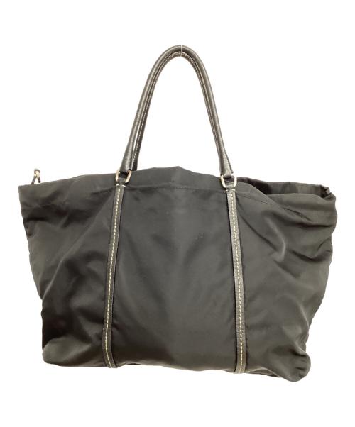 PRADA（プラダ）PRADA (プラダ) TESSUTOハンドバッグ ブラックの古着・服飾アイテム