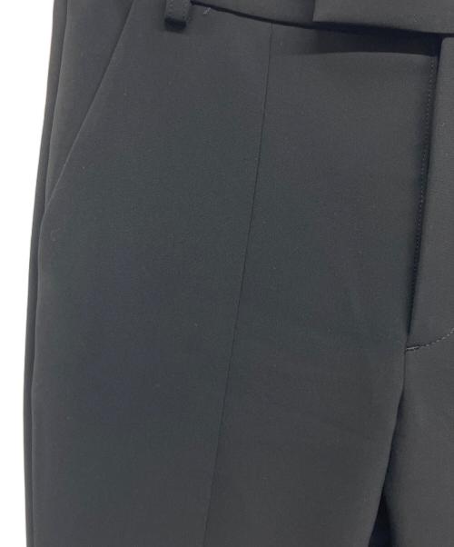 Whim Gazette（ウィムガゼット）Whim Gazette (ウィムガゼット) フロントスリットパンツ ブラック サイズ:36の古着・服飾アイテム