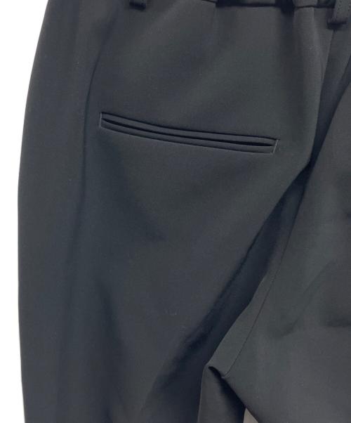 Whim Gazette（ウィムガゼット）Whim Gazette (ウィムガゼット) フロントスリットパンツ ブラック サイズ:36の古着・服飾アイテム